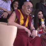 Dalai Lama and Preity Zinta Watching IPL Match at Dharamsala