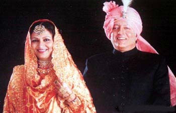 Mansoor Ali Khan Pataudi and Sharmila Tagore