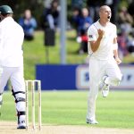 Chris Martin confined South Africa to 191-7 on the opening day – first Test
