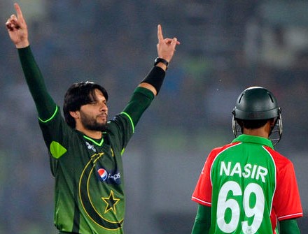 Shahid Afridi - 'Player of the match' in the Asia Cup 2012