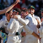 Australia grasped the third Test vs. West Indies by 75 runs.
