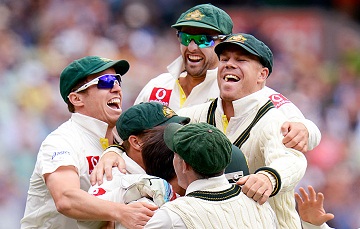 The Australians - After clinching the series 2-0