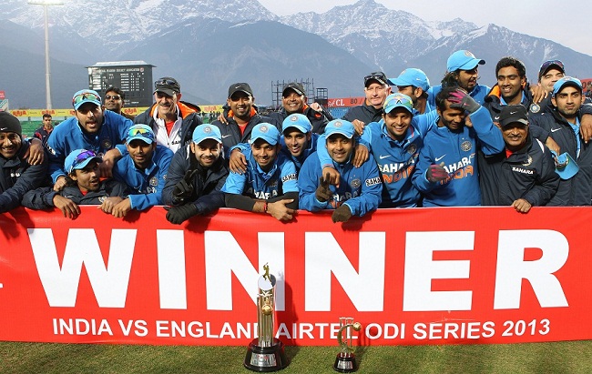 Team India - After winning the series 3-2 vs. England