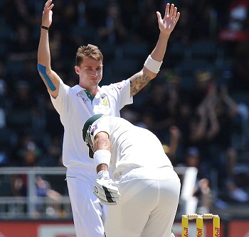 Dale Steyn - 'Player of the match' for his outstanding bowling