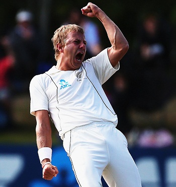 Neil Wagner - Impressive bowling and grabbing of 7 wickets in the match