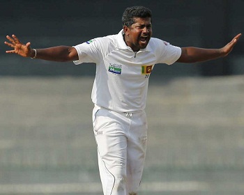 Rangana Herath - Three quick wickets in the second innings