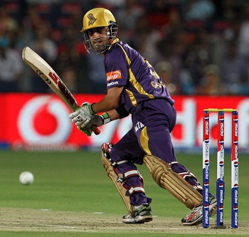 Gautam Gambhir - Led from the front by dispatching another fifty