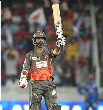 Shikhar Dhawan - A match winning unbeaten knock of 73 from 55 deliveries