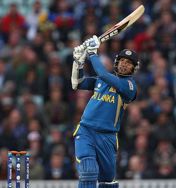 Kumar Sangakkara - blasted a match winning unbeaten 134 runs