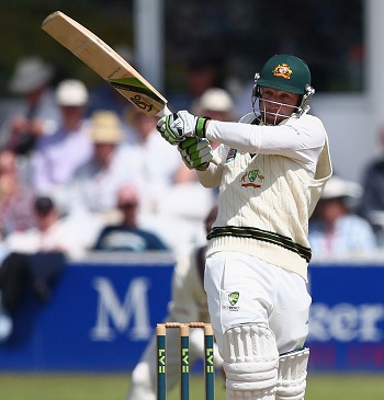 Phillip Hughes - Consecutive fifties in the match
