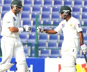 Misbah-ul-Haq and Asad Shafiq - Resisted well by contributing 197 runs for the 5th wicket