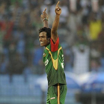 Rubel Hossain - 'Player of the match' for his lethal bowling spell of 6-26