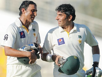 Younis Khan and Misbah-ul-Haq - Fighting for survival of their team
