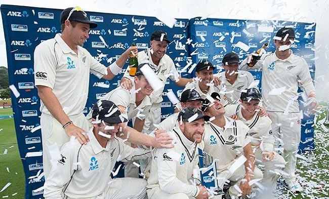 New Zealand - Winning the Test series vs. India after 11 years