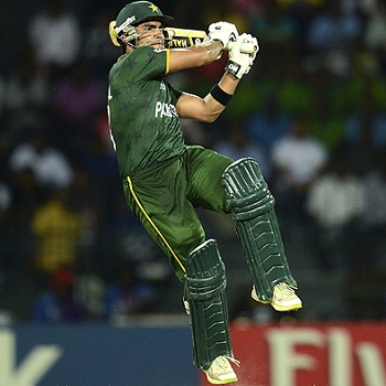 Umar Akmal - Star of the day with unbeaten 102
