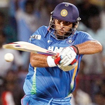 Yuvraj Singh - Back to form with a smooth fifty