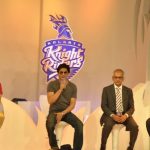 Kolkata Knight Riders Owners Juhi Chawla, Shahrukh Khan, Jay Mehta and Venky Mysore