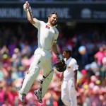 Matthew Wade - Celebrates his second Test hundred